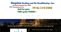 Desktop Screenshot of kingdomhvac.org