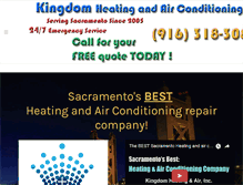 Tablet Screenshot of kingdomhvac.org